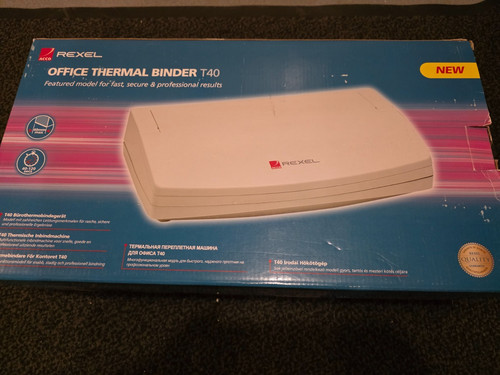 Thermobinder rexel t40 mit - thermobinder,
