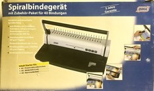 Spiralbindegerät mit Zubehör