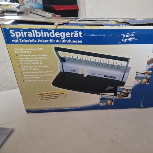 Spiralbindegerät mit